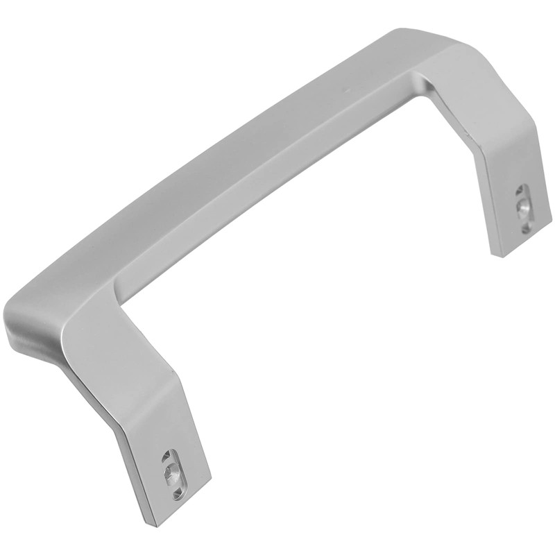 SPARES2GO 2 x Universal Fridge Freezer Door Handles Silver