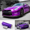 DIYAH High Gloss Purple Chrome Mirror Vinyl Car Wrap Sticker
