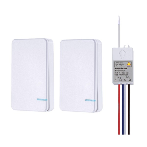Nineleaf Portable Mini Wireless Switch for Lights Lamps with Outdoor