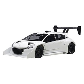 AUTOart 2013 Peugeot 208 T16 Pikes Peak Race Car Plain White Version 1/18 81355