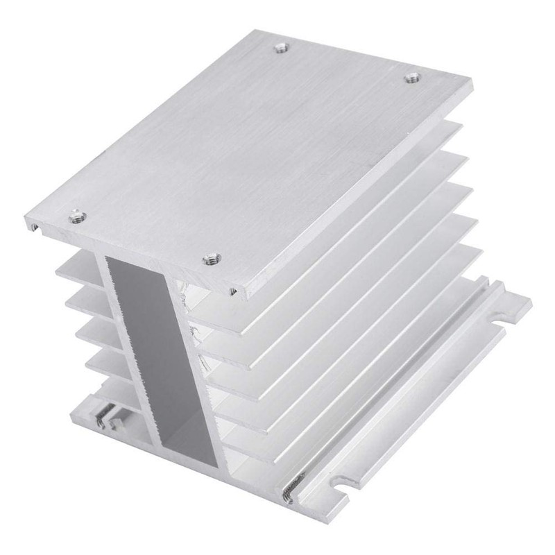Three-Phase Solid State Relay Heatsink SSR Derivative Aluminium Heatsink, Radiator
