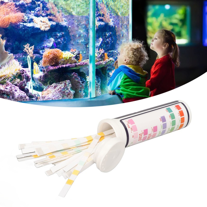30pcs Aquarium Test Strips Professional 6 in 1 Fish Tank