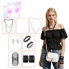 Wagrvuy 80s Costume Accessories for Women, Punk Fancy Dress Party