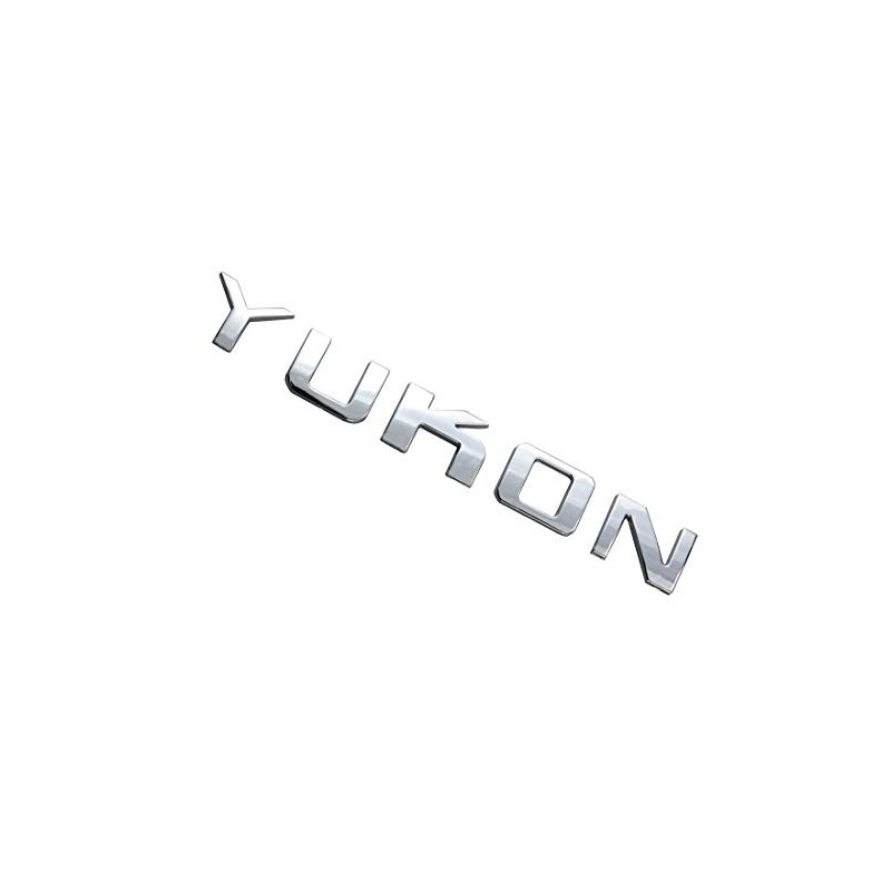 Aimoll 1x Yukon Nameplate Emblem Letter Badge 3D Replacement for