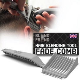 Blend Frend Hair Clipper Comb, Grade 1 (3mm), At-home Users, novice barbers, U.K Made, Compatible with all Clipper Brands, Blending Comb - Original