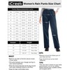 iCreek Women's Rain Pants Waterproof Zipper Pocket Windproof Hiking Pants
