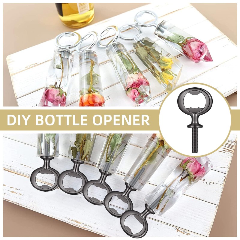 Yugada Metal Bottle Opener Kit, 20 Pcs Blank Bottle Opener