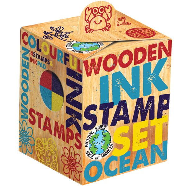 Wooden Stamp Set Ocean | House of Marbles