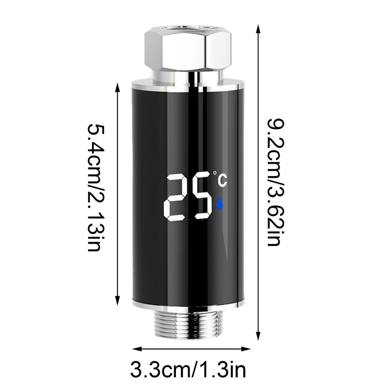 Shower Temperature Indicator,Real-Time Shower Temperature Gauge | Waterproof Portable Precise