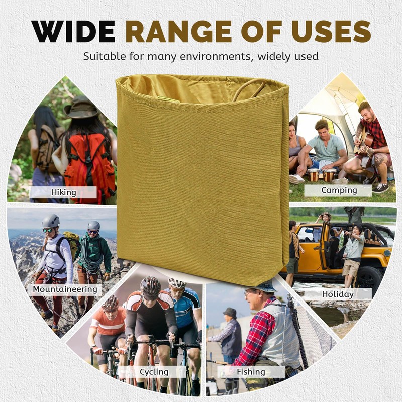 Realand 2 Pack Dump Pouch Roll Up Drawstring Magazine Pouch