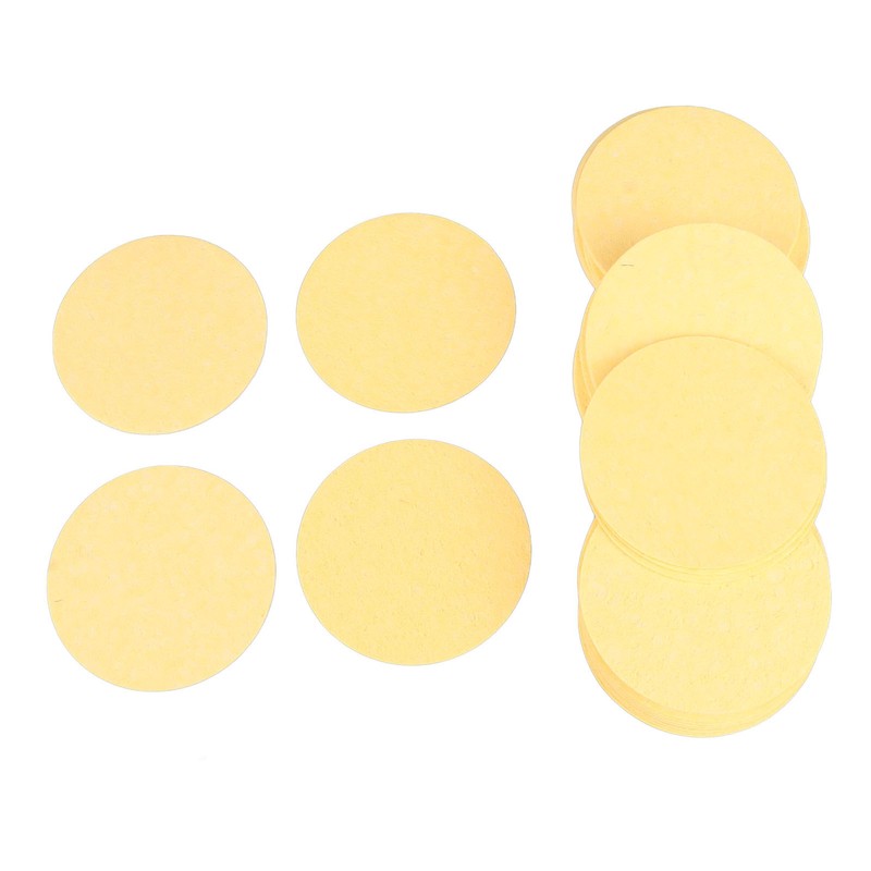 Compressed Wood Pulp Facial Sponges Natural Cellulose Face Sponge for