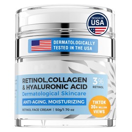Retinol Cream for Face Firm Skin, Wrinkle for Women, Anti-Aging Face Cream Beauty Gifts for Women for Women and Men - Day and Night