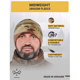 2SBR 2SABERS Fleece Winter Warm Watch Cap - Mens - Army Military Tactical Skull Beanie Hat