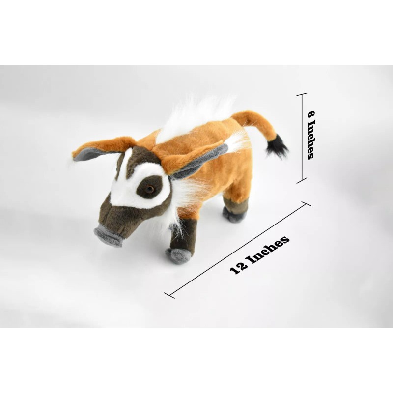 K&M Hog, Red River, Bush Pig, High Quality Plush Animal,