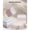 ECOHUB 4-Piece Packing Cubes Compression, 300% Higher Tear Resistance Suitcase