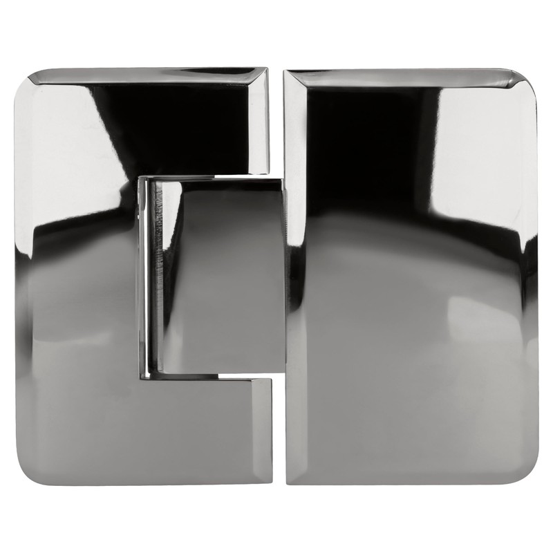 CRL Chrome With Brass Accents Pinnacle 180 Series 180 Degree