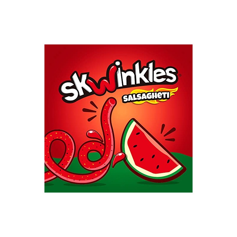 Lucas Lucas Salsagheti Watermelon Flavored Hot Candy Strips and Tamarind