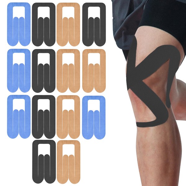 Benaewa 14 Pcs Knee Tape, Breathable Kinesiology Tape Knee for