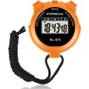 Digital Sports Stopwatch Timer, Multi-Function Large Display Stopwatch With Countdown