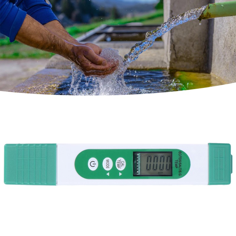 Water Quality Tester 5 in 1 TDS EC Salt S.G
