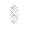 Alessi Pescher DUL03 Ausziehbarer Topfuntersatz, Edelstahl, silber, 2 x 30