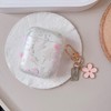 MINSCOSE Compatible with AirPods 1&2 Clear Case,Cute Flower Pattern Design