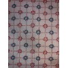 Country Flower Plaid Design Cotton Fabric 1/4 Yard - Great