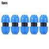 Straight Connector, 5pcs Pe Plastic 20mm to 20mm Straight Water
