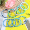Ornaland 15 Pcs Friendship Bracelets Clay Bead Bracelets Heishi Bracelets