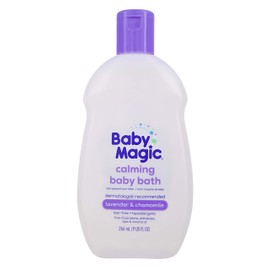 Baby Magic Calming Baby Bath |9oz | Lavender & Chamomile | Tear-Free, Free of Parabens, Phthalates, Sulfates and Dyes