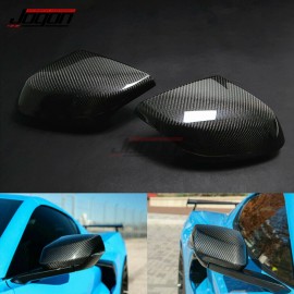 JOGON Carbon Fiber  Side Rearview Mirror Cover Caps For Corvette C8 Z51 Z06 2020-2025