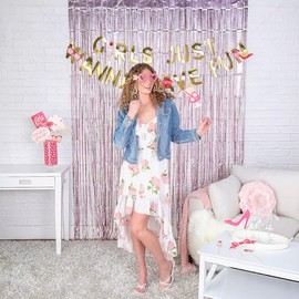 Fun Express Girls Just Wanna Have Fun Photobooth Decorating Kit - 16 Pc.