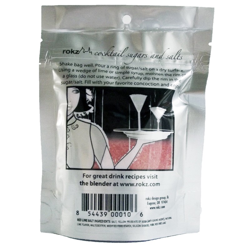 rokz Red Lime Margarita Salt, drink rimmer (3 Pack)