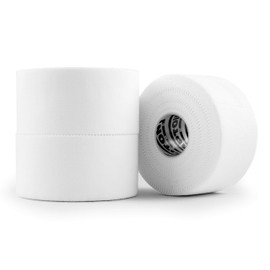 (3 Pack) White Athletic Sports Tape VERY Strong EASY Tear NO Sticky Residue BEST TAPE for Athlete & Medical Trainers. PERFECT on bat, Lacrosse / Hockey stick, Lifters, Climbers & Boxing