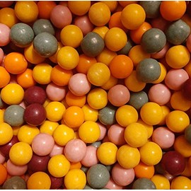 Tree Hugger1 Pound All Natural Bubble Gum Assorted Gumballs Citrus Bulk Packed Delicous Taste 16mm Aprx 1/2"