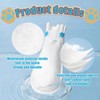 Hikiwin 40Pcs Disposable Dog Boots for Paw Protection, Pet Booties