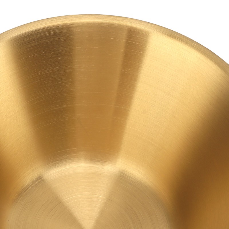 304 Stainless Steel Salad Bowl Double Layer Metal Round Bowl