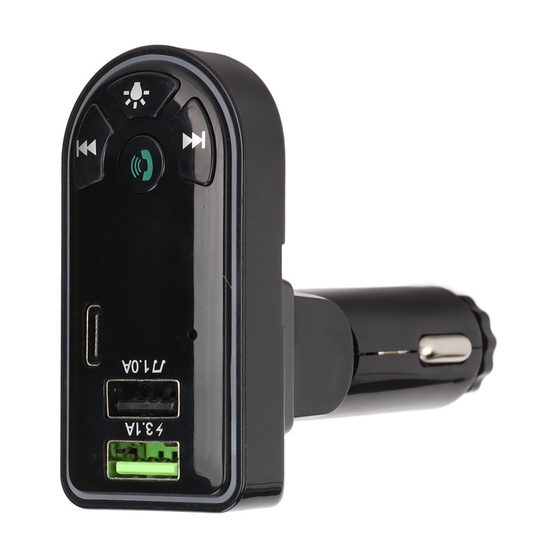 Car MP3 Player Hands Free Stereo Dual USB Charging Bluetooth