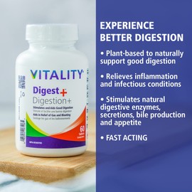 VITALITY VITALITY Digest+ All Herbal Supplement - 60 Tablets