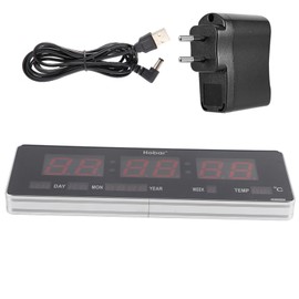 Digital LED Calendar Clock Temperature Wall Clocks  (Calendar Temperature Week)