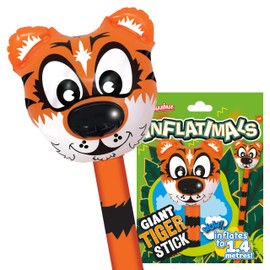 Inflatimals - Tiger from Deluxebase. Inflatable Blow up Tiger. Perfect Inflatable Tiger Toys, Party Gifts, Birthday Decoration and Kids Party Favors. Great for Zoo Party Supplies.