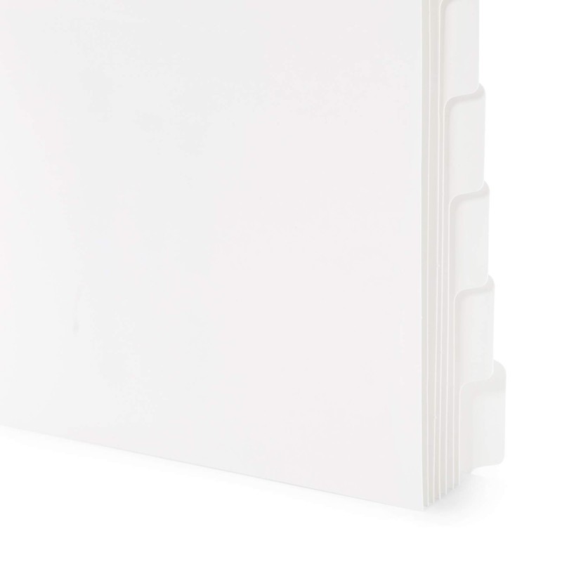 Blue Summit 3 Ring Binder Dividers with Tabs, Reinforced Edge,