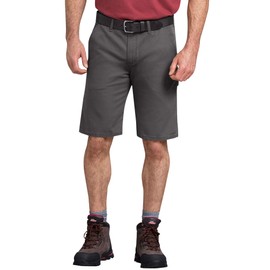 Dickies Men's Tough Max Duck Carpenter Short, Stonewashed Slate, 36