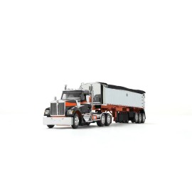 Highway 61/DCP 1/64 DCP Kenworth W990 day cab with  tri axle framed MAC coal dump trailer