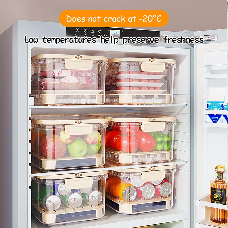 ZQZXD Insulated Cold Food Storage Container with Handle & Lid,