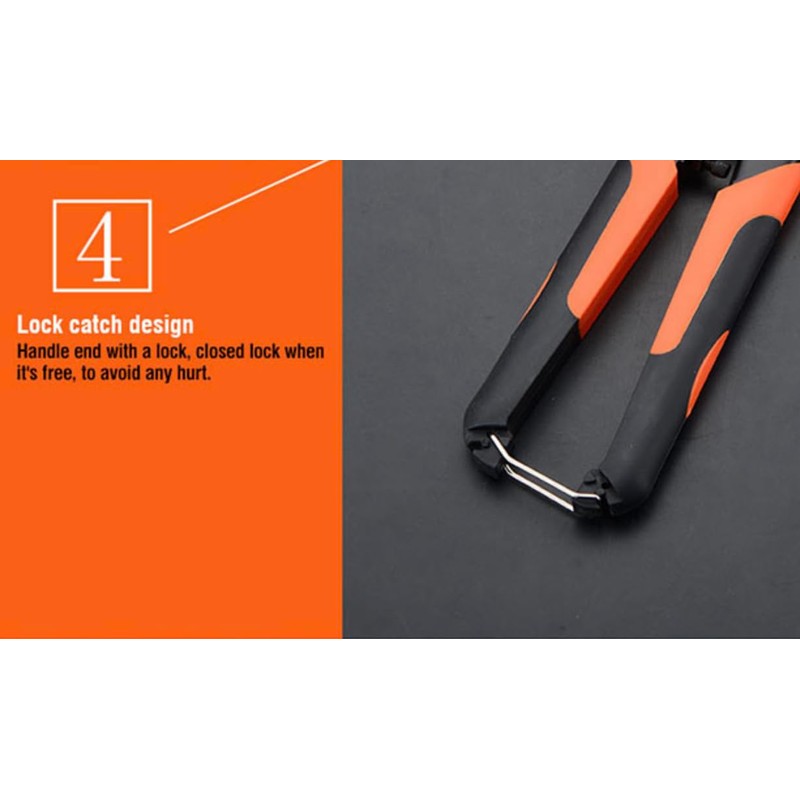 Edward Tools Pro Mini Bolt Cutter 8 Inch - Small