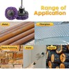 Laexepelle Strip Discs Quick Sanding Discs Stripping Wheel Stripper Abrasive