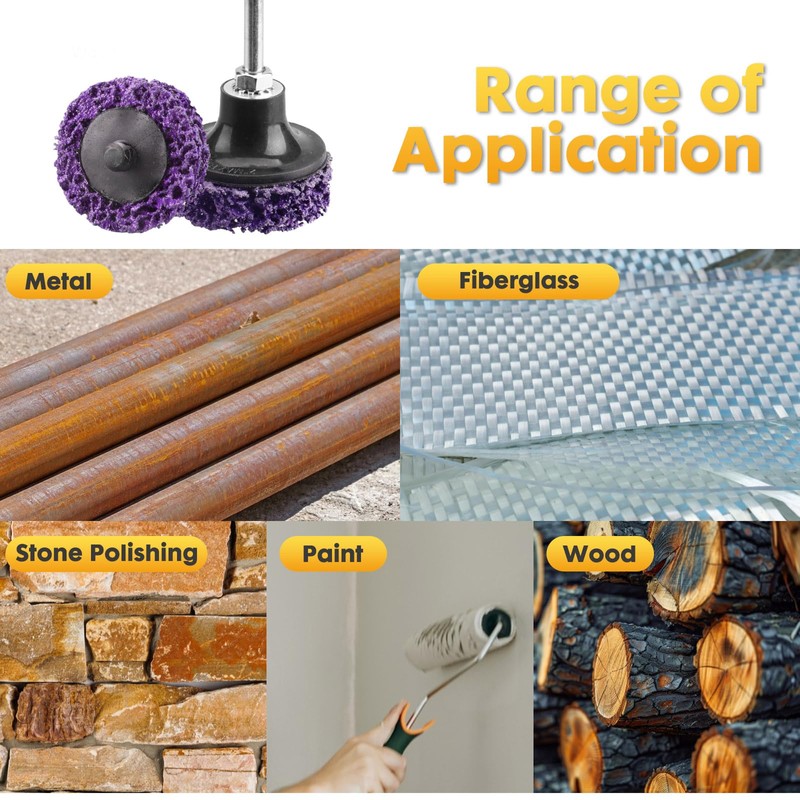 Laexepelle Strip Discs Quick Sanding Discs Stripping Wheel Stripper Abrasive