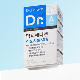Doctor Edition Doctor InositolMDi Myoinositol Carob Extract Powder 40:1 Folic Acid 30 Packets for Adult Men and Women / 닥터에디션 닥터 이노시톨MDi 미오이노시톨 캐롭추출분말 40:1 성인남녀 엽산 30포