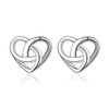 Chicsilver Aretes Acero Inoxidable Mujer Quirurgico Plata Para Mujer 925